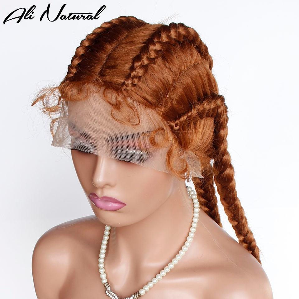 Synthetic Lace Front Braided Cornrow Wig - Supreme Lush Hair