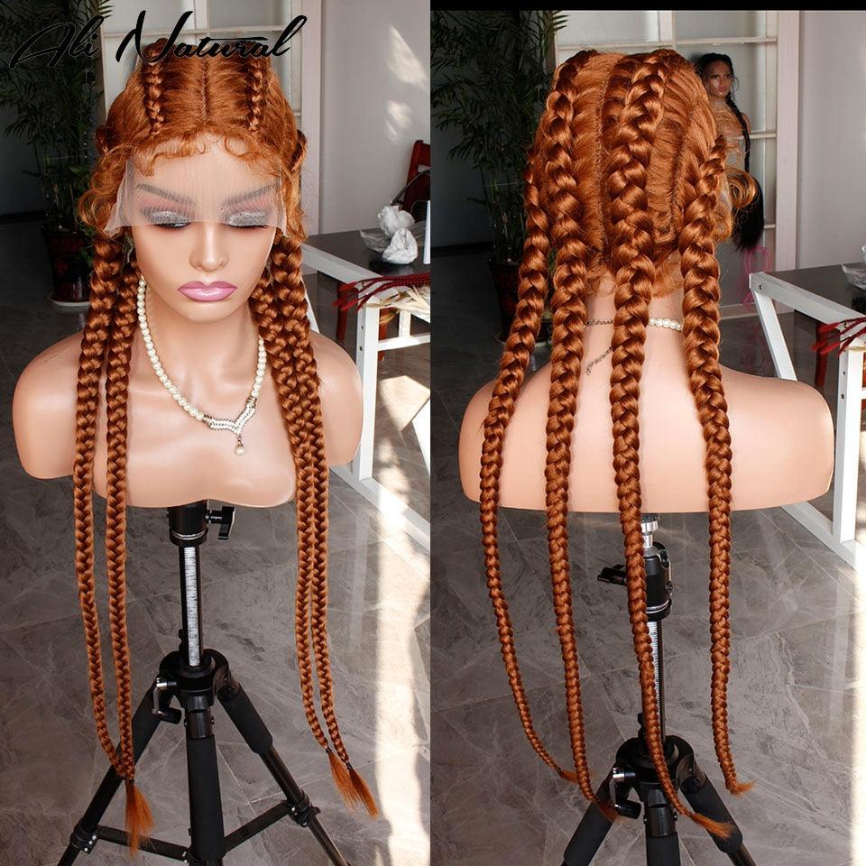 Synthetic Lace Front Braided Cornrow Wig - Supreme Lush Hair